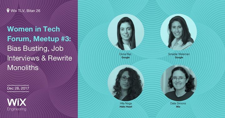 Women in Tech Meetup #3: Bias Busting, Interviews & Monoliths