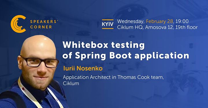 Speakers’ Corner: Whitebox testing of Spring Boot application