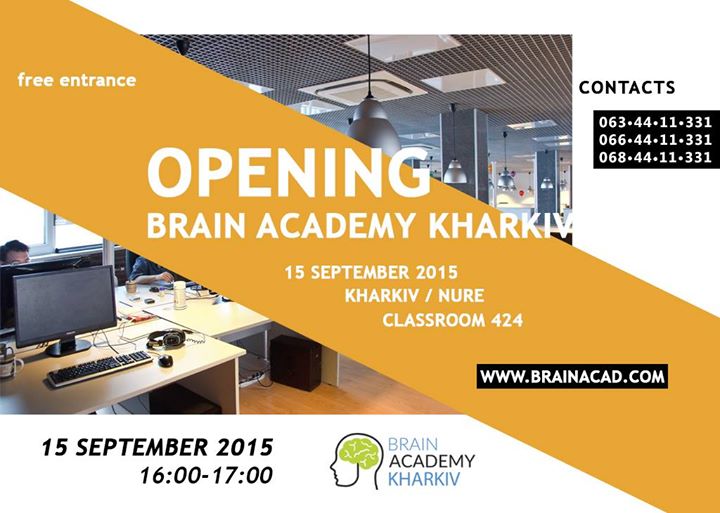 Открытие Brain Academy Kharkiv