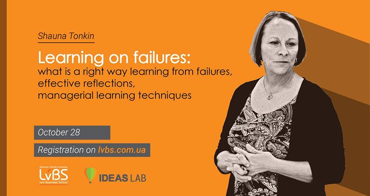 What is a right way learning from failures, – майстер-клас Шони Тонкін LvBS