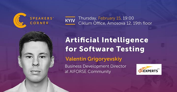 Kyiv Speakers’ Corner: Artificial Intelligence for Testing