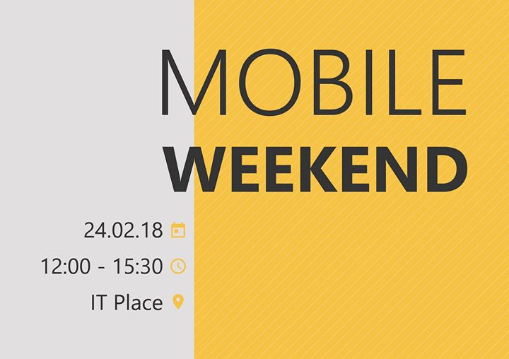 MeetUp “Mobile Weekend“