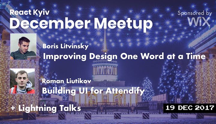 React Kyiv December Meetup