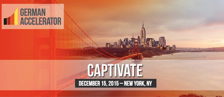 German Accelerator Captivate Pitch Event - New York