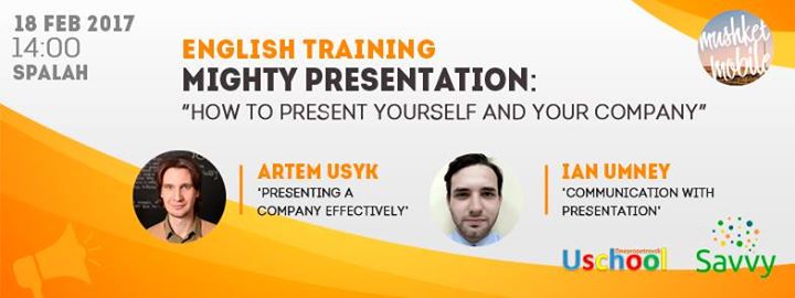 English training “Mighty Presentation“