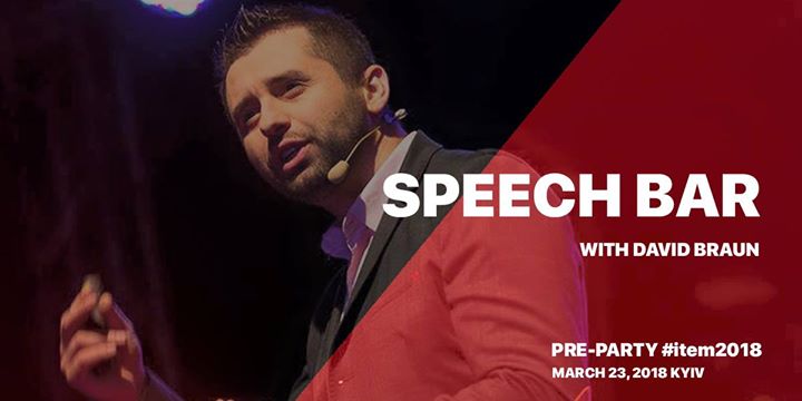 Pre-party: Speech Bar with David Braun