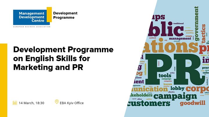 Development Programme on English Skills for Marketing and PR
