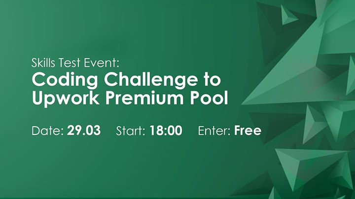 Skills Test Event: Coding Challenge to Upwork Premium Pool