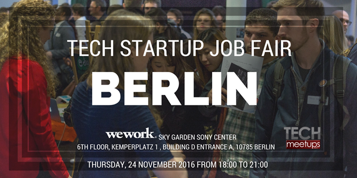 Tech Startup Fair Berlin Autumn 2016