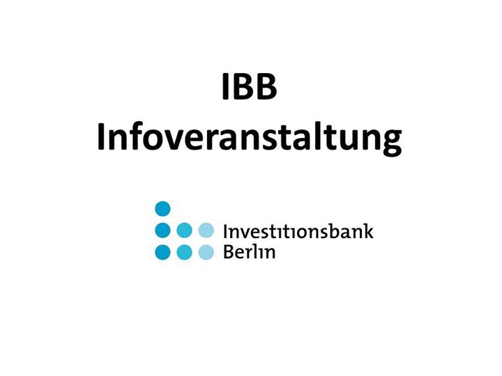 IBB Infoveranstaltung