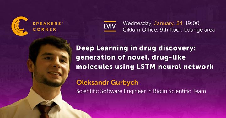 Lviv Speakers’ Corner: Deep Learning in drug discovery
