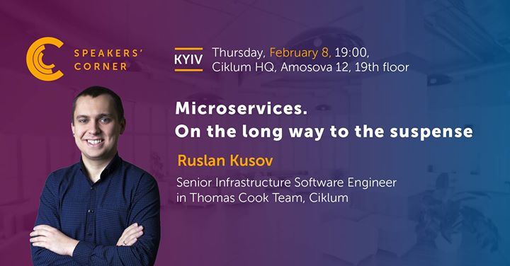 Speakers' Corner: Microservices. On the long way to the suspense