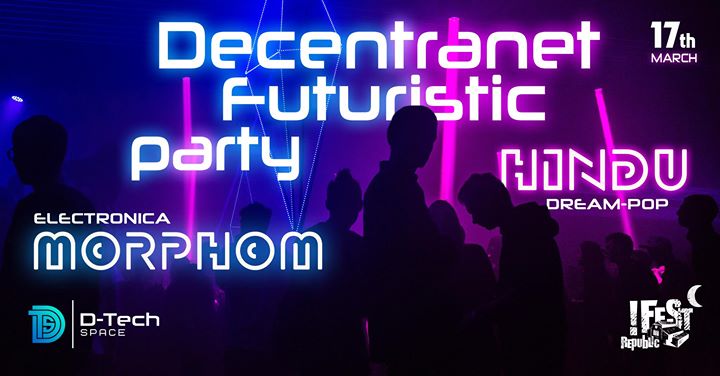 DecentraNet Futuristic Party
