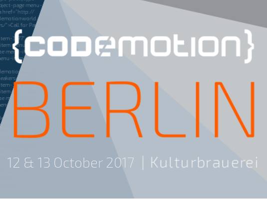 Codemotion Berlin 2017