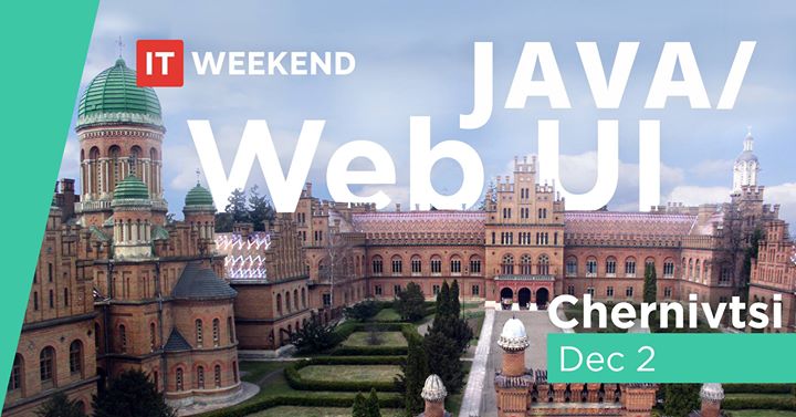 IT-Weekend Chernivtsi - Full Stack Development