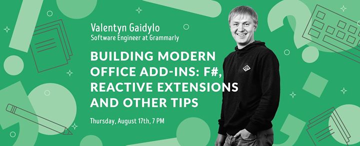 Building modern Office Add-ins: F#, Rx and other tips