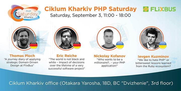 Ciklum Kharkiv PHP Saturday