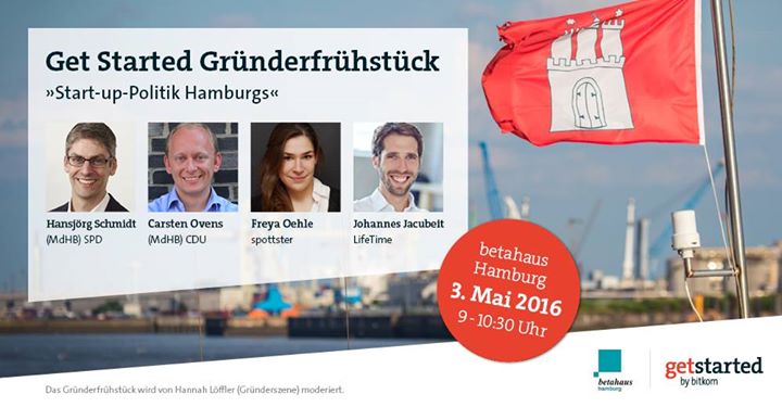 Get Started Gründerfrühstück zur Start-up-Politik Hamburgs