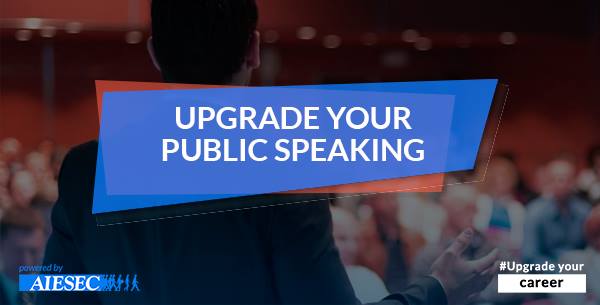 Upgrade your public speaking with AIESEC