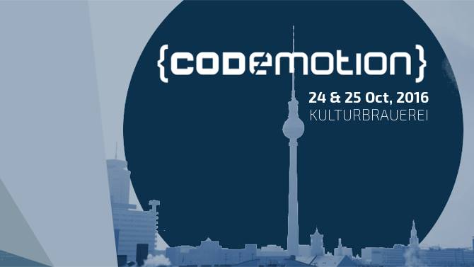 Codemotion Berlin 2016