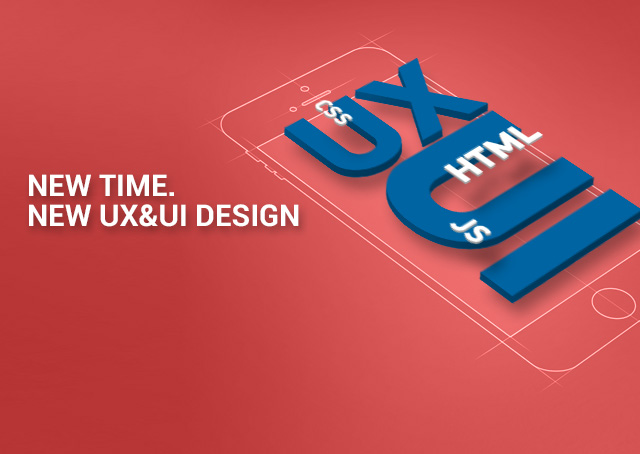 NEW TIME. New UX&UI design