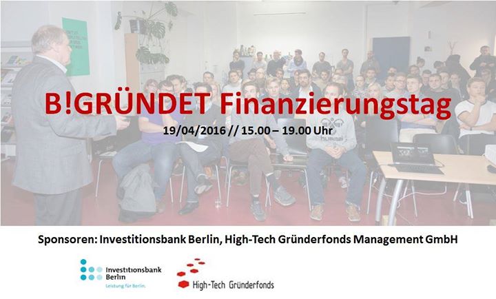 B!GRÜNDET Finanzierungstag