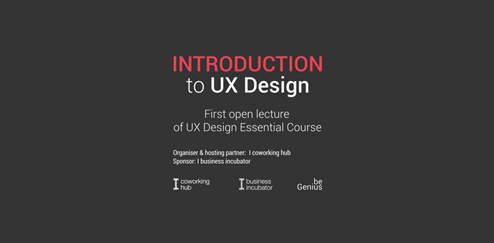 Introduction to UX Design [Open Lecture] I coworking hub