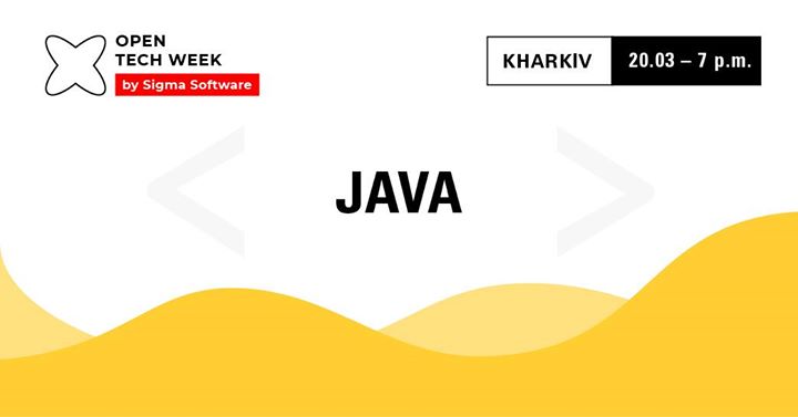 Open Tech Week: Java Meetup