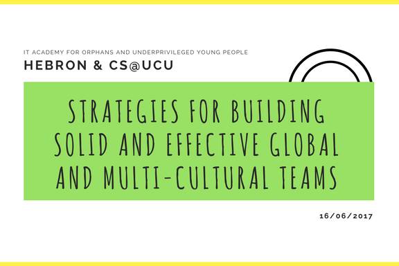 Strategies for Building Solid Multi-Cultural Teams