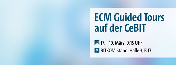 ECM Guided Tours auf der CeBIT 2015