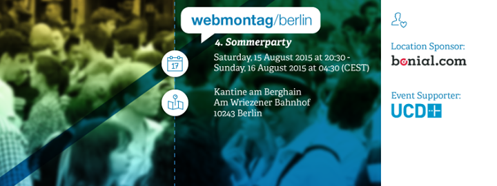 4th Summer Party // Webmontag Berlin