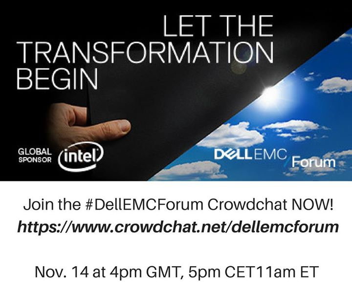 Dell EMC Forum Crowdchat