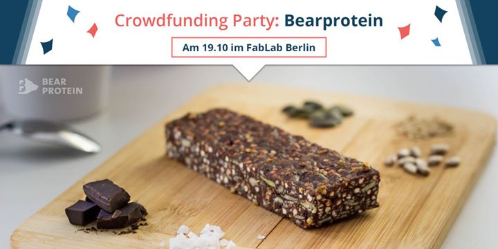 Bearprotein Crowdfunding Party für unseren Bio Insekten Snack
