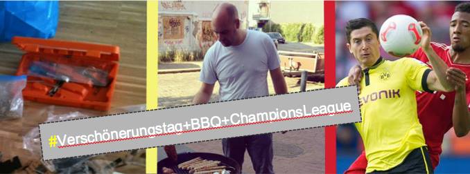 Verschönerungstag + BBQ + Champions League