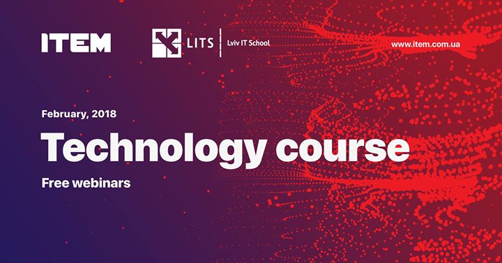 Free webinars: Technology Course