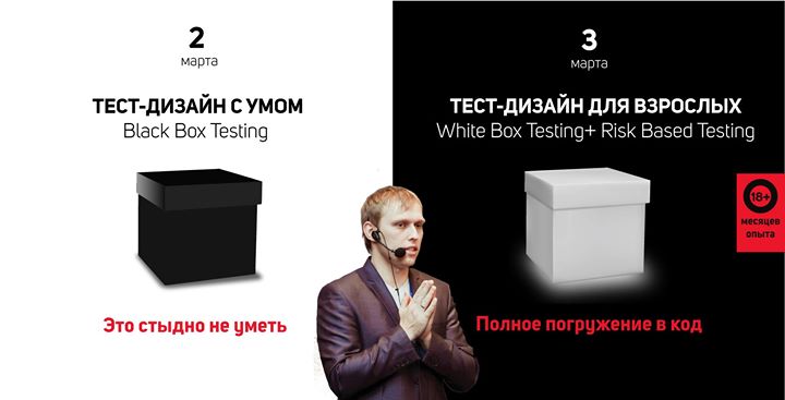 Тренинг по тест-дизайну: Black & White Box, Risk based testing