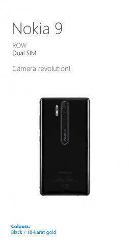 Подробности о новом флагманском смартфоне Nokia 9