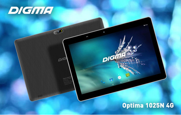 Новый планшет DIGMA Optima 1025N 4G