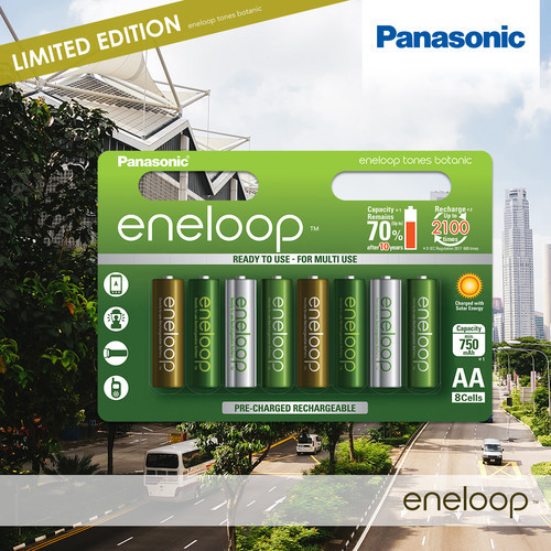 Panasonic подвела итоги тура серии аккумуляторов eneloop botanic colors
