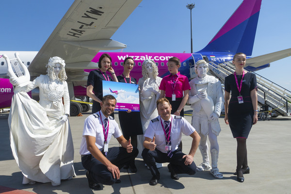 Wizz Air выполнила свои первые рейсы из аэропорта 