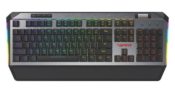 Patriot представила новую механическую клавиатура Viper V765 с RGB-подсветкой