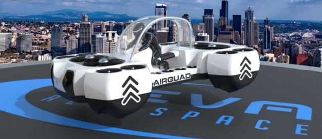 ​AirQuadOne – летающий квадробайк будущего