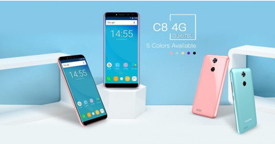 Новый смартфон Oukitel C8 4G - безрамочный дизайн за 