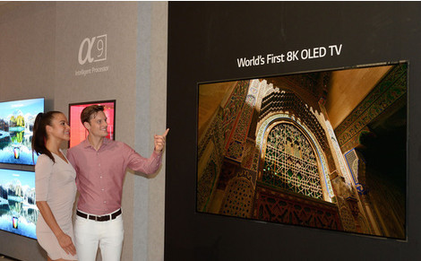 LG представит первый в мире OLED-телевизор 8К