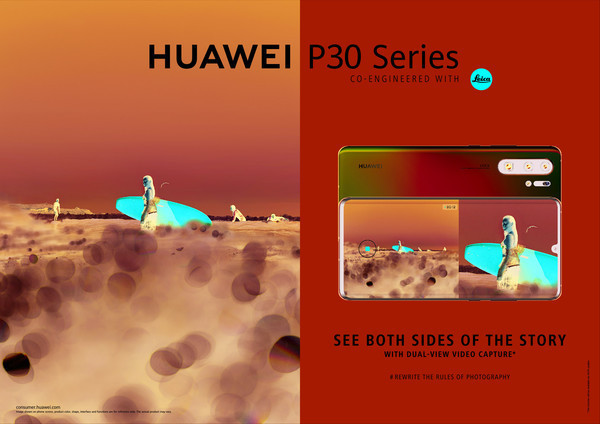 Режим съемки Dual-View в смартфонах Huawei P30 и P30 Pro теперь доступен по миру