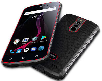 Sigma mobile X-treme PQ51 - защищенный смартфон  со сканером отпечатков пальцев